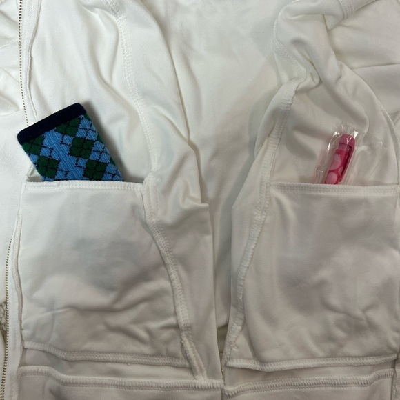 Truth by Republic 2-PC Ivory Lounge Pants & Jogger Hoodie Jacket Women Large - Picture 10 of 15